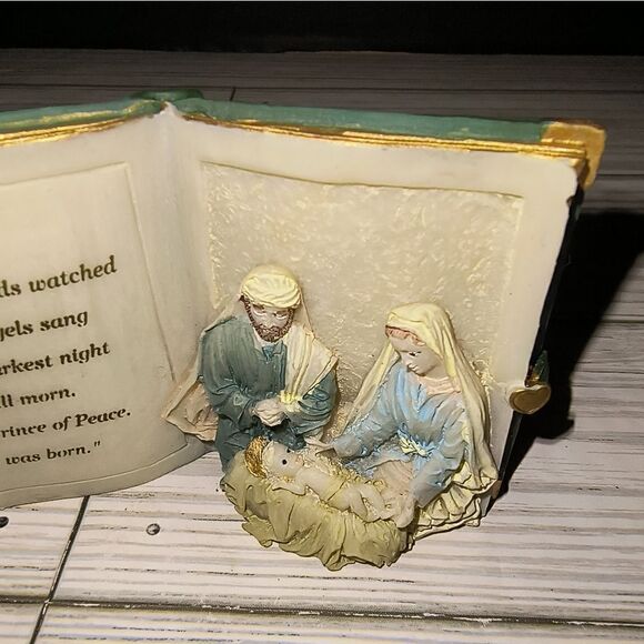 Vintage Magic Creations The Story Of Christmas Nativity Scene Holiday Decor 1998 - Picture 4 of 9